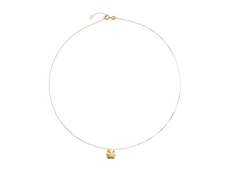 18KT YELLOW GOLD NECKLACE WITH GIRL SILHOUETTE I TESORINI LE BEBE' LBB919